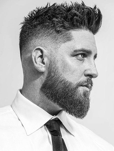 Italian beard style met strakke lijnen en verzorgde afwerking.