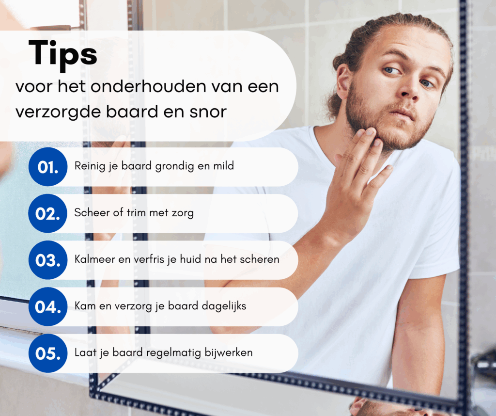 verzorgde baard en snor bij Herenkapper in Hulshout 