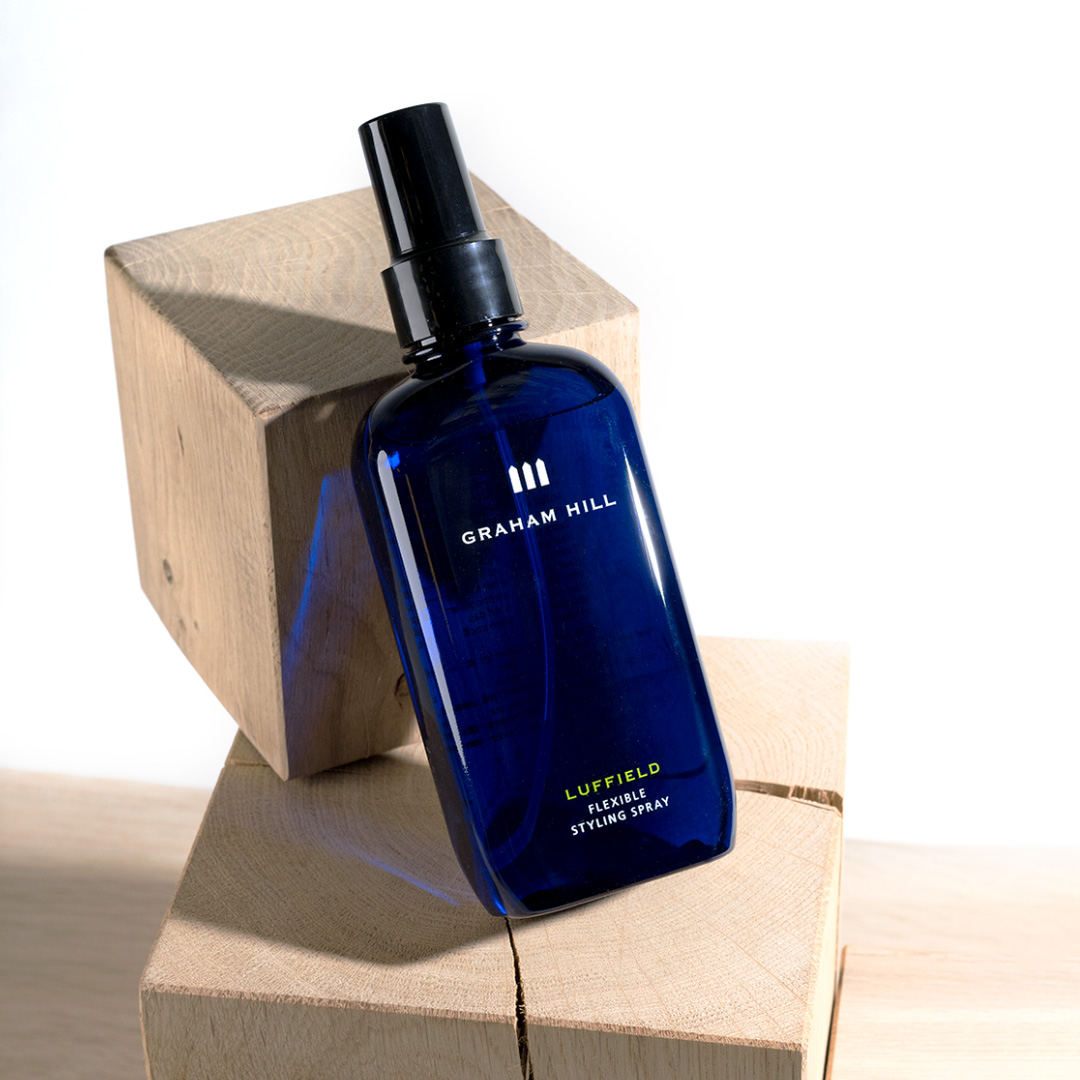 Luffield Flexible Styling Spray van Graham Hill – lichte fixatie met natuurlijke finish