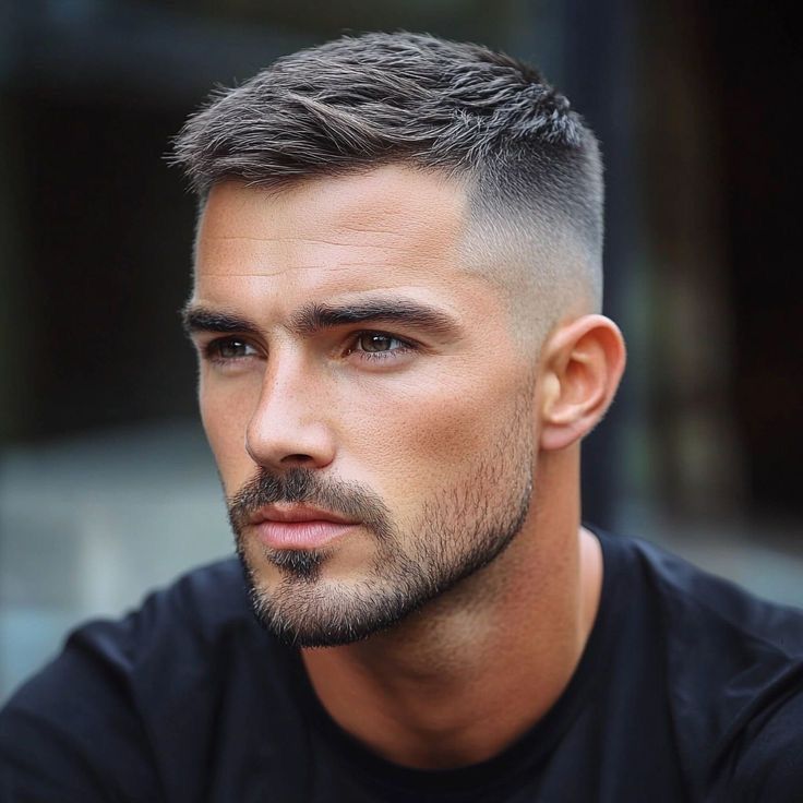 herenkapsel voor sportieve mannen of sport en kapsel trend fade cut